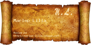 Marlep Lilla névjegykártya